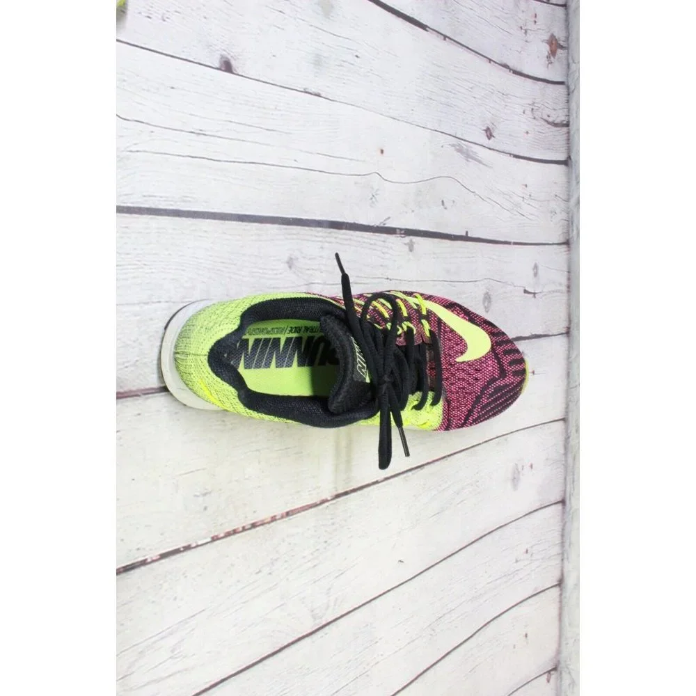 Nike Air Zoom Elite 8 Green Pink Mesh Low Top Sneaker Running Shoes Size 8 - Picture 9 of 9